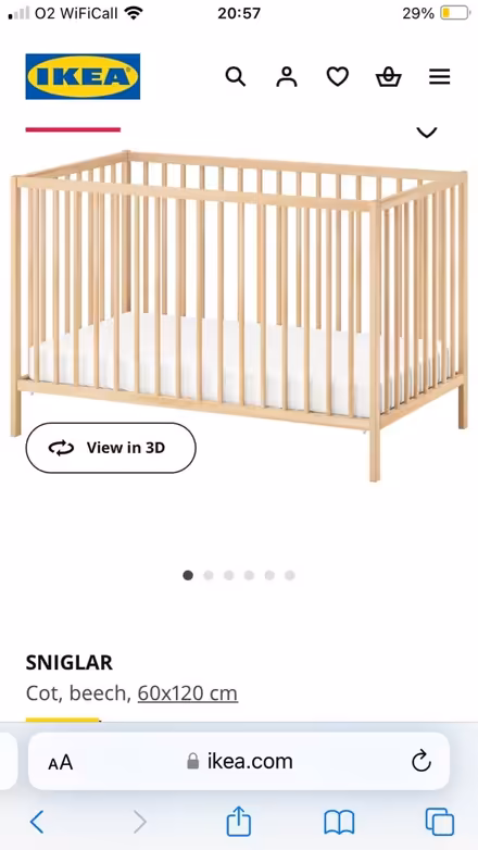 Photo of free IKEA cot bed (Yarnton OX5) #1
