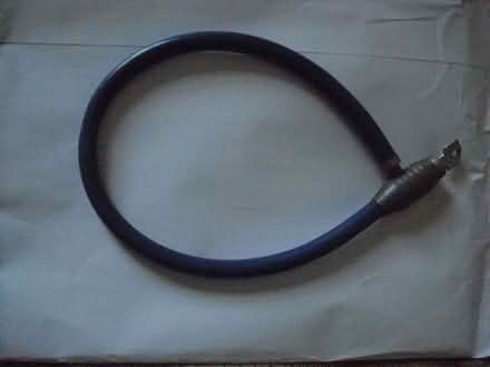 Photo of free Bicycle Key Lock Steel Cable Bike PVC Cover Weatherproof (Grange Court E10) #1