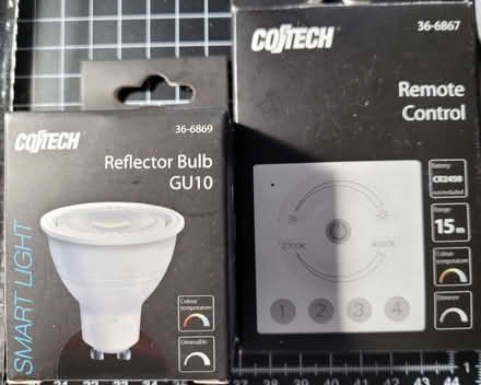 Photo of free GU10 bulbs & remote control - new (Stoke St Milborough) #1