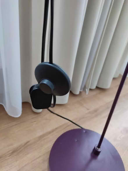 Photo of free Purple/ plum floor lamp (Frechville) #3