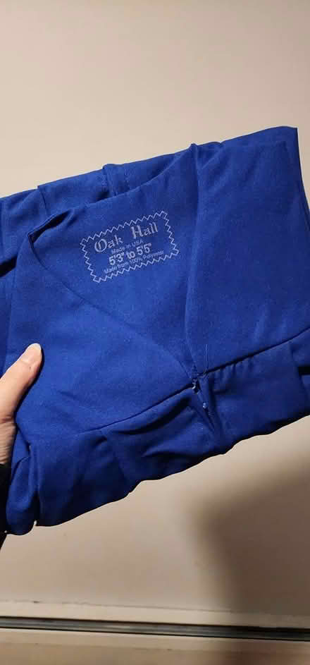 Photo of free Blue cap and gown (Dracut) #1