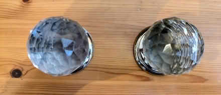 Photo of free 2 crystal cupboard door knobs (Hampton TW12) #2