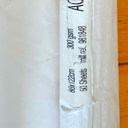 Photo of free 5 large sheets of blotting paper (EH3) #1