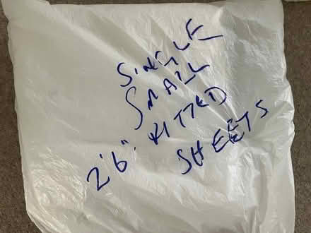 Photo of free White 2’6” Sheets (Budleigh Salterton EX9) #2
