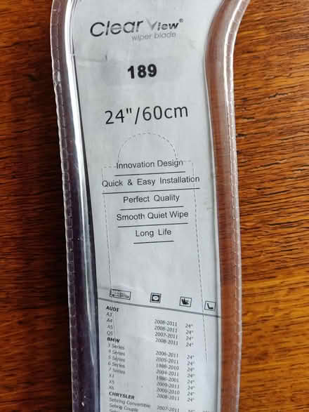 Photo of free New 24" windscreen wiper blade (Wirksworth, DE4) #2