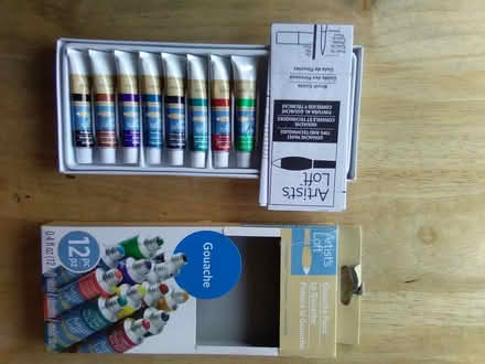 Photo of free Gouache paints (HWY 427/Burnamthorpe Rd) #1