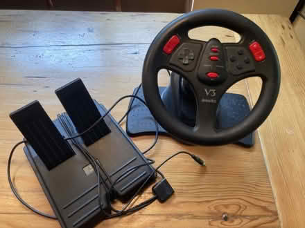 Photo of free Playstation Steering Wheel + Pedals (Ashdale, S. of Gerrard Library) #1