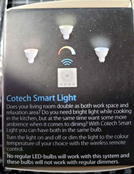 Photo of free GU10 bulbs & remote control - new (Stoke St Milborough) #3