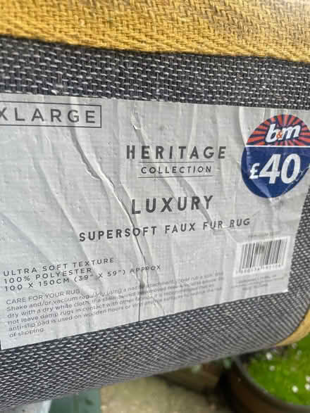 Photo of free Large mustard rug 100cm x 150cm (Garston WD25) #2