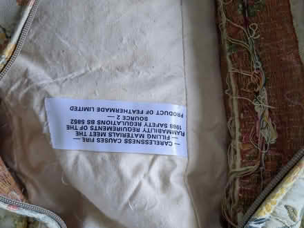 Photo of free sofa back cushions, down (batchworth HA6) #4