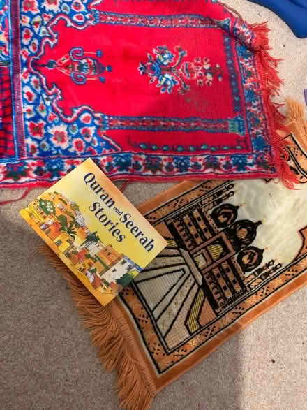 Photo of free 2 prayer mats and a children’s book (Kings norton) #1