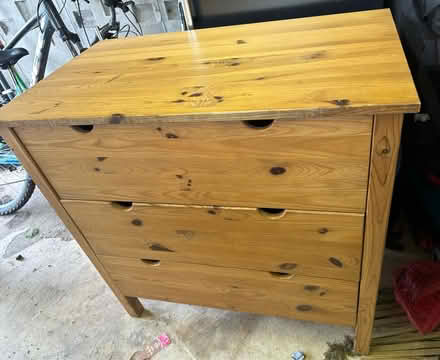 Photo of free Solid wood chest of drawers (Werrington) #1