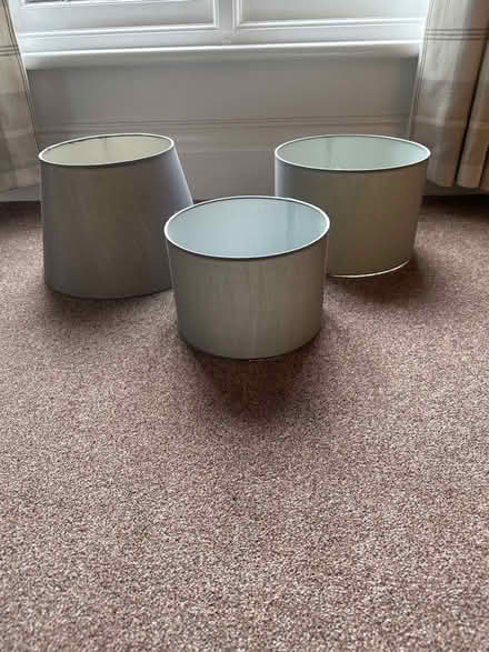 Photo of free Assorted grey lampshades (Sutton Bridge) #1