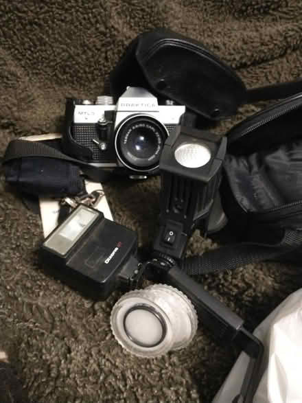 Photo of free Old camera and accessories (LS13, Bramley) #1