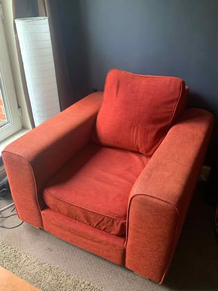 Photo of free Red armchair / sofa (Salford (M3)) #1