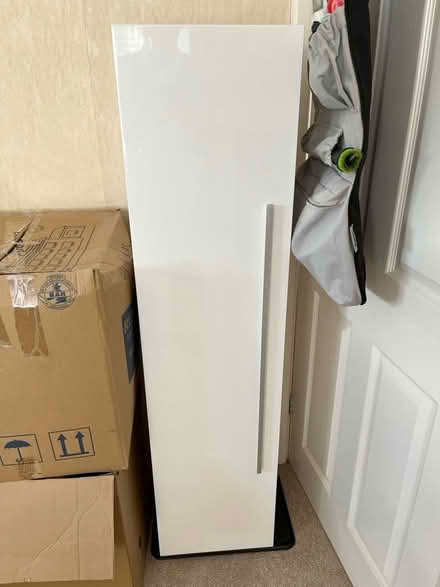Photo of free Tall bathroom cabinet (BH25 Barton on Sea.) #1