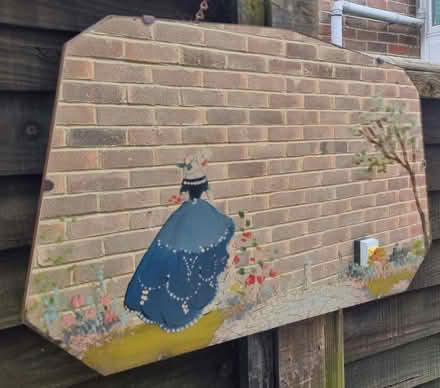 Photo of free Old hand-painted mirror (Sunnyside RH19) #1