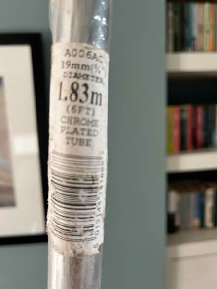 Photo of free 6ft metal tube (Widcombe) #2