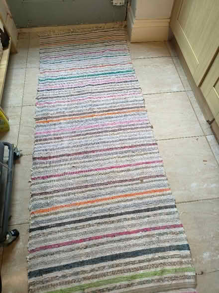 Photo of free Handmade long striped rug (Forest Hill) #1