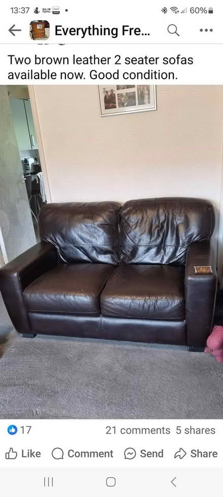 Photo of free 2 sofas (Halifax) #1