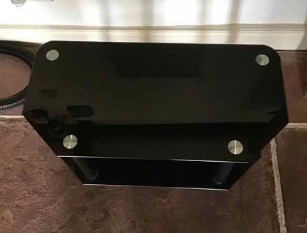Photo of free Black Two Tiered TV Stand (Great Strickland CA10) #2
