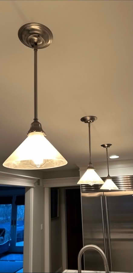 Photo of free 3 pendant lights (Glenview IL) #1