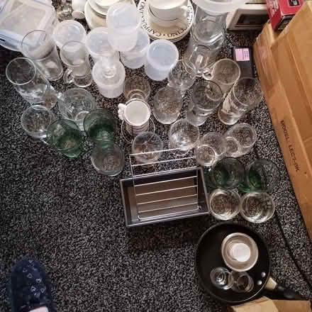 Photo of free Job lot mixed collection of glasses, cups, plates etc (Doncaster DN1) #1