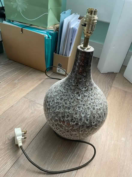 Photo of free Ceramic lamp (without shade) (London, SE1) #1