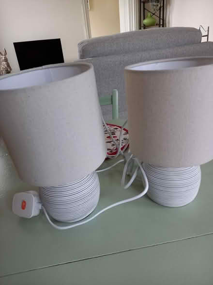 Photo of free Pair of Next bedside lamps (Upper Avenue Eastbourne.) #1