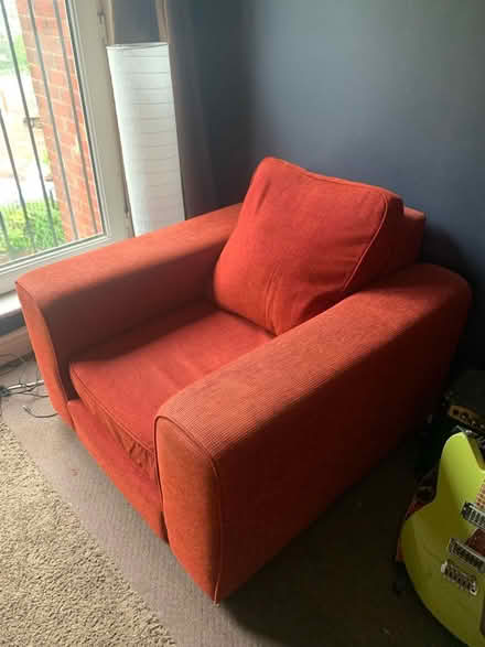 Photo of free Red armchair / sofa (Salford (M3)) #2