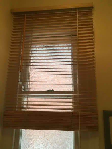 Photo of free 2 wooden slatted blinds (Caversham RG4) #1