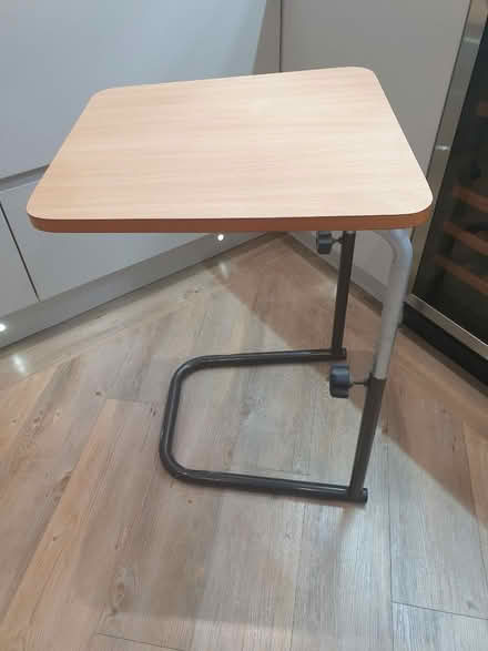 Photo of free Overbed table - height adjustable (Formby L37) #1