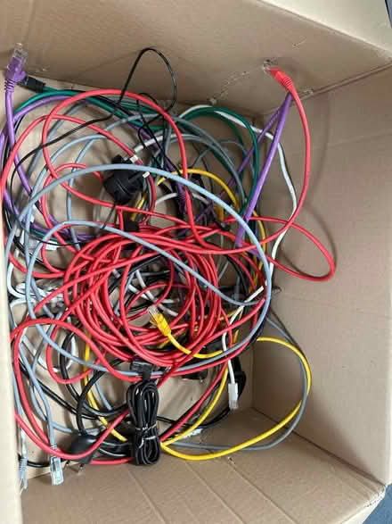 Photo of free Box full of cables (SO19) #1