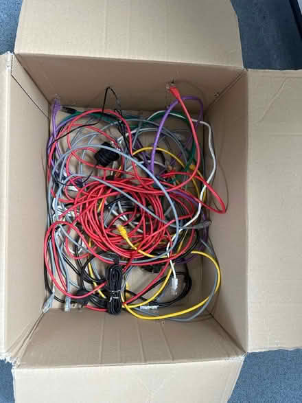 Photo of free Box full of cables (SO19) #2