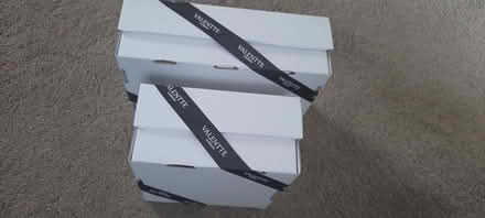 Photo of free 2 pretty/sturdy gift or packing boxes (empty except tissue) (Crownhill MK8) #1