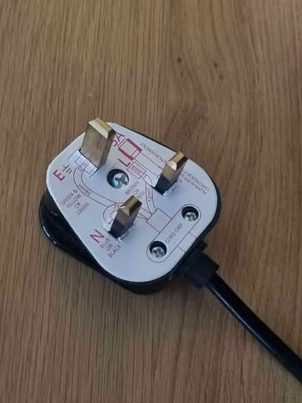 Photo of free Side table lamp/ bedside lamp metallic base with cream lampshade (E8) #4