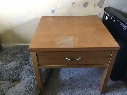 Photo of free Occasional table with draw (Basegreen S12) #1