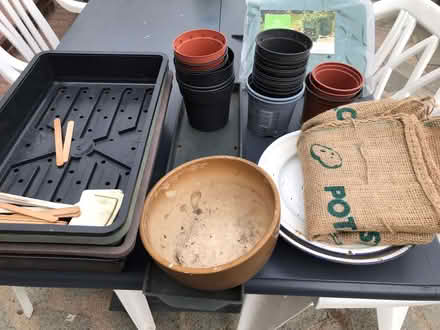 Photo of free Garden pots and netting (Grays RM17) #1