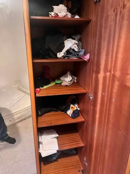 Photo of free 3 Door Double Wardrobe with Mirror (St Benedict's Close, Aldershot) #1