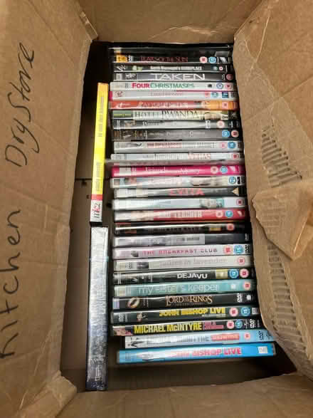 Photo of free DVD’s box of them WA15 0JP (WA15 (Hale)) #1
