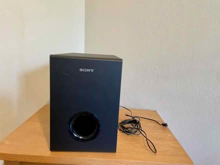 Photo of free Single bass speaker from a TV sound bar. (Middleyard GL10) #2