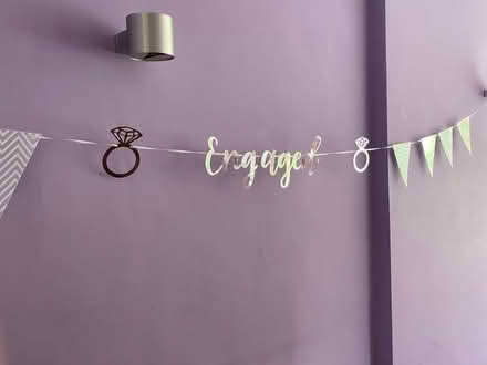 Photo of free 2 x silver engagement banners (Denny Bottom TN4) #2