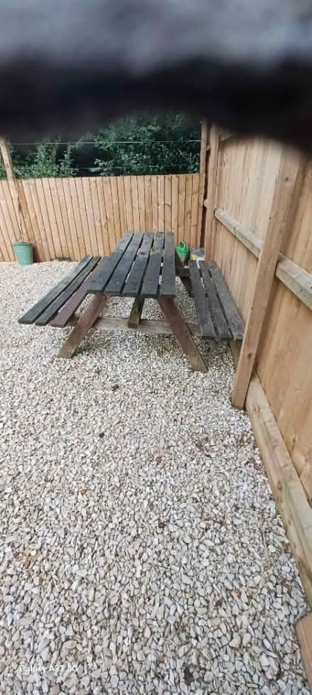 Photo of free Large picnic table (DE56 neather heage) #1