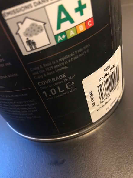 Photo of free Craig & Rose 1ltr Isabelline Paint (WA4) #2