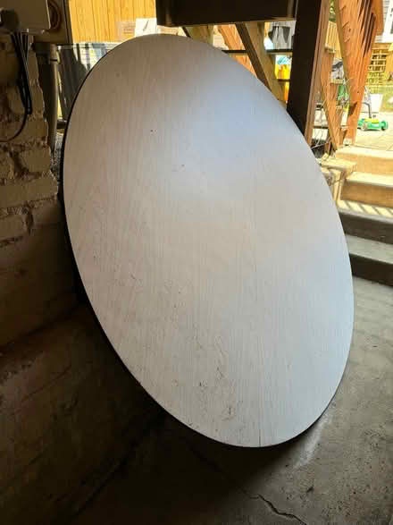 Photo of free 6 foot round folding table (Bloomingdale) #1