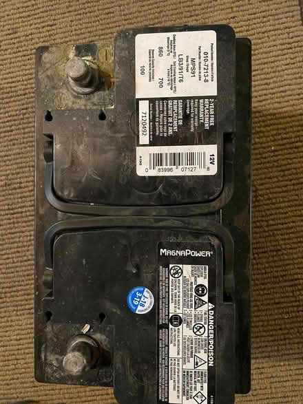 Photo of free Used Battery (Kanata) #2