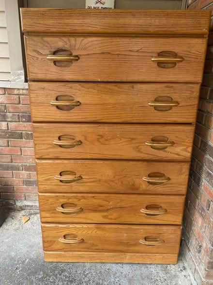 Photo of free lift top oak dresser (Wappingers Falls) #2