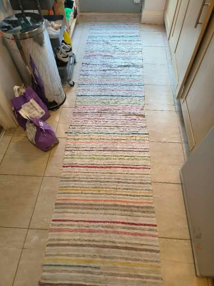 Photo of free Handmade long striped rug (Forest Hill) #2