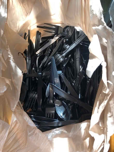 Photo of free Black plastic utensils (Crockett and Old Mill Run.) #1