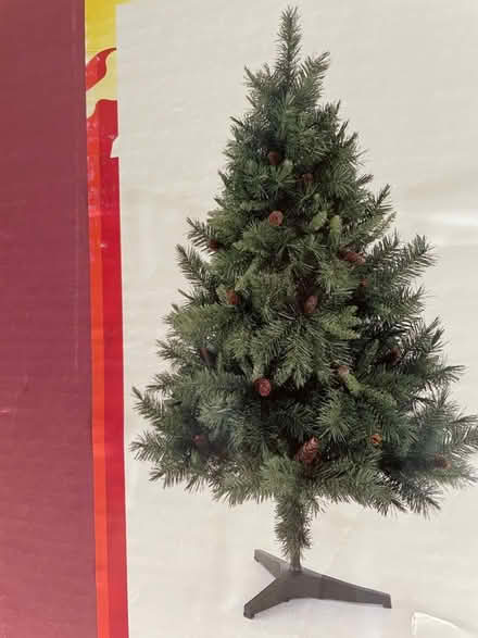 Photo of free Christmas Tree (Artificial) Red Box (Middleyard GL10) #1